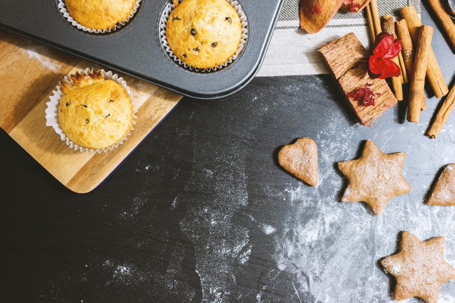 Baking muffins and cookies and cakes with vegan egg substitutes